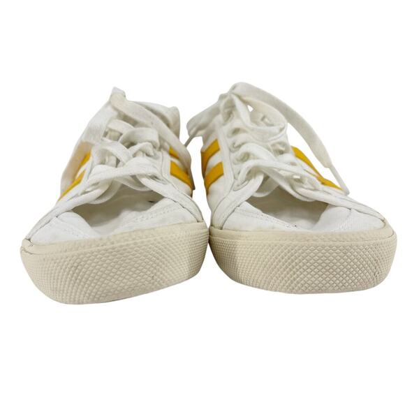 Gola Stratus Sneaker Vegan Leather Off White & Sun Yellow Size 8 - Picture 5 of 11